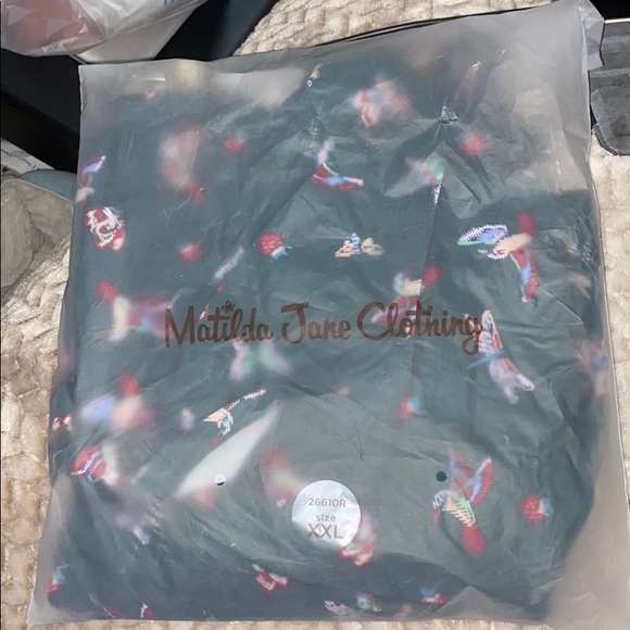 Matilda Jane dark green butterfly insects jumpsuit - Picture 7 of 9